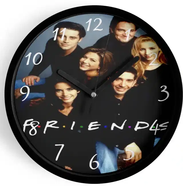 Analog Wall Clock for Home, Multicolor, 7 Inches