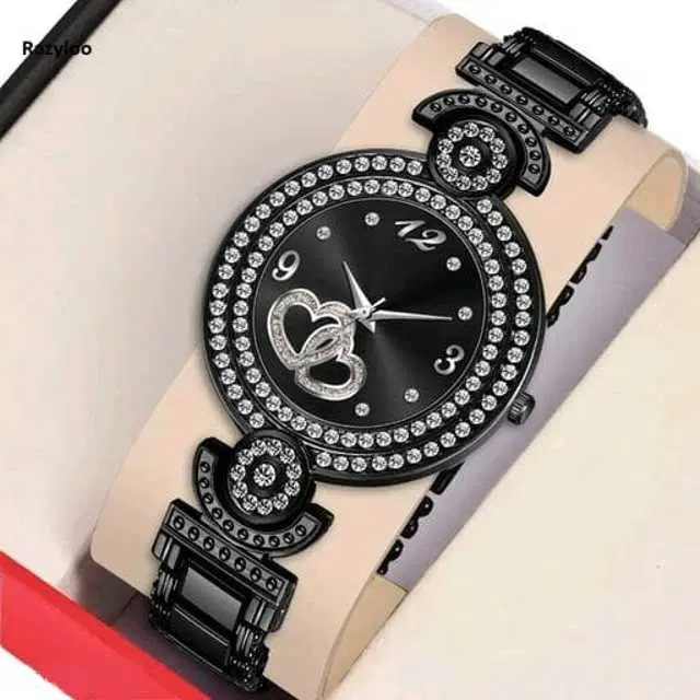Analog Watch For Womens (Black) (WS-375)