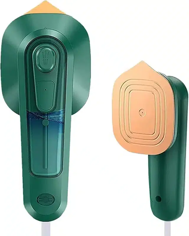 Mini Handheld Steam Iron for Dry & Wet Ironing, Green