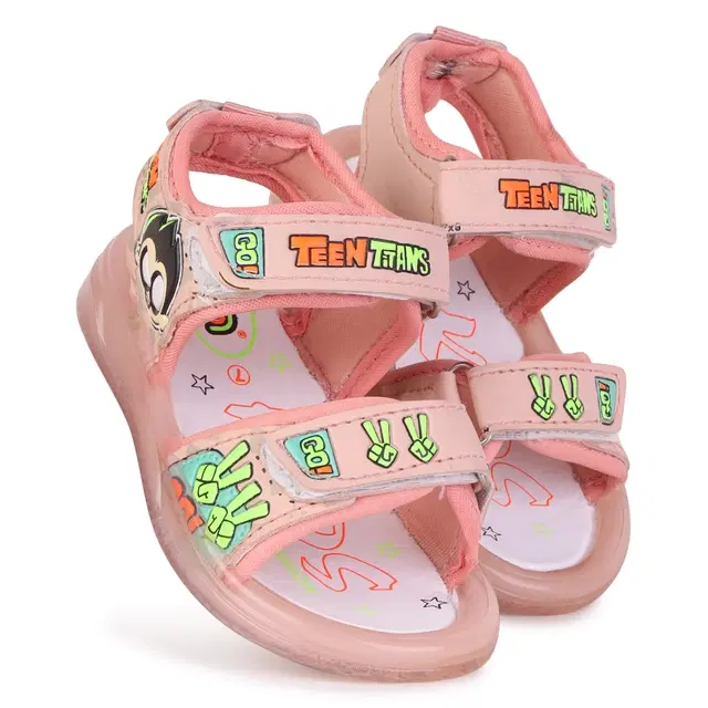 Sandals for Boys (Peach, 8C)