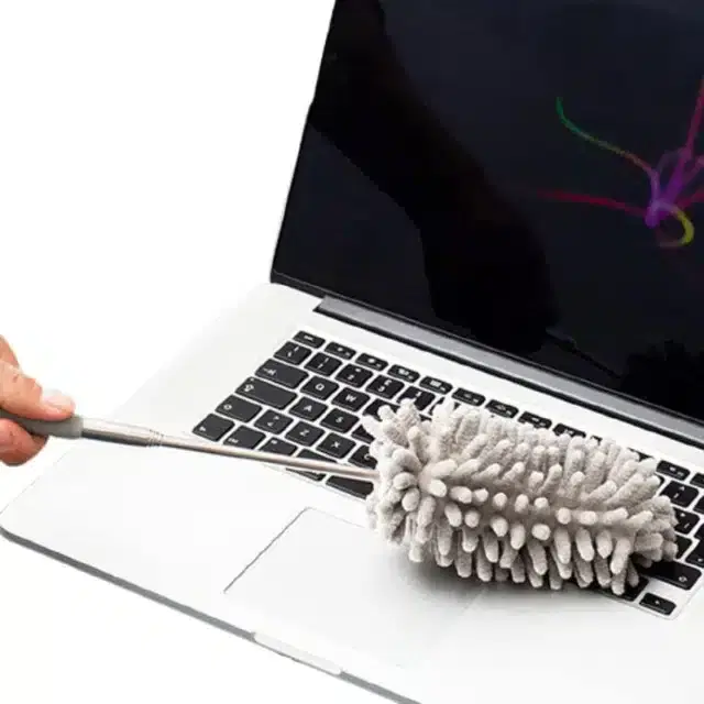 Microfiber Cleaning Duster with Extendable Rod, Assorted