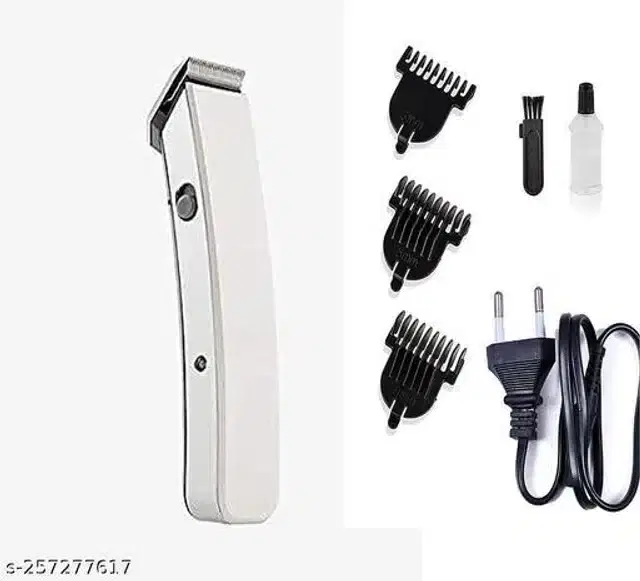 Rechargeable Cordless Trimmer for Men, White