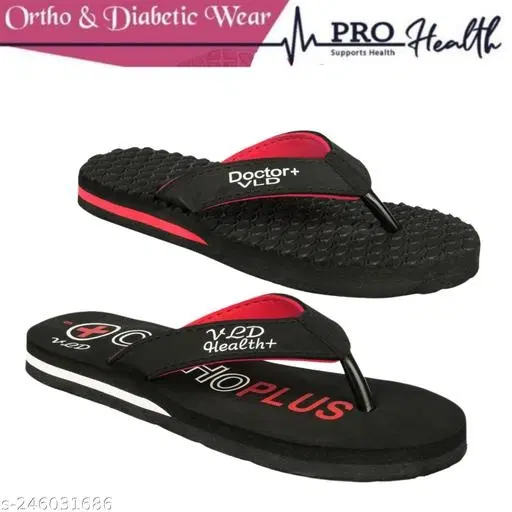Flipflop for Women, Black, Pack of 2 (6)