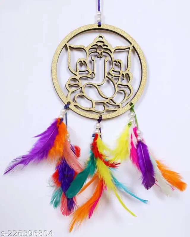 Feather Wall Hanging Dream Catcher, Multicolor