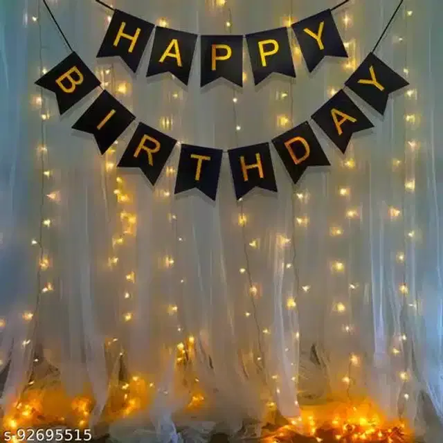 Birthday Party Decoration Kit, Multicolor, Set of 2