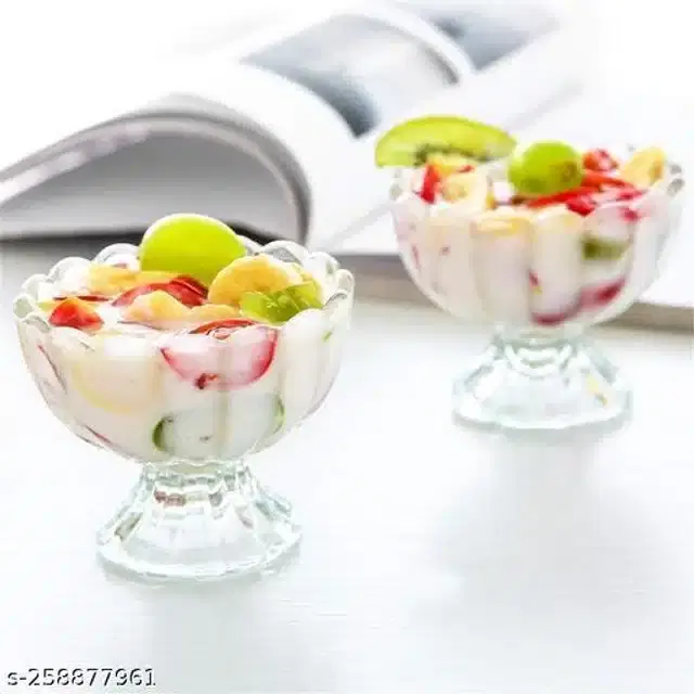 Dessert Bowl, Transparent, Pack of 6