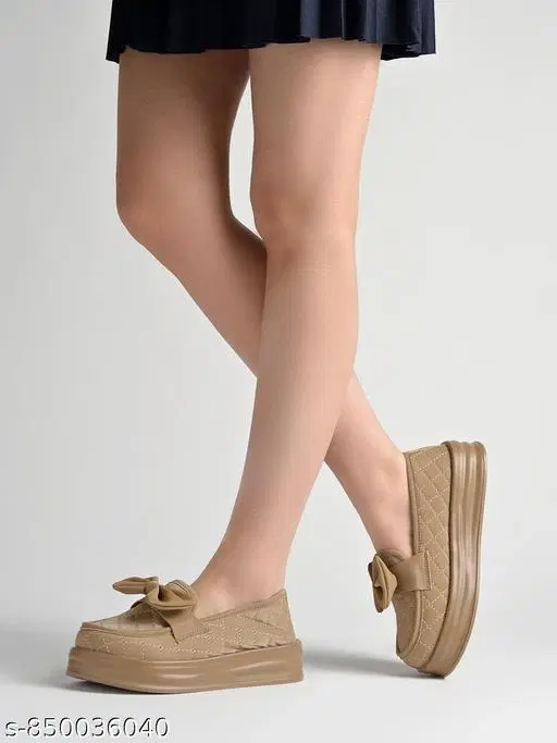 Shoetopia Loafers (Beige, IND-3)