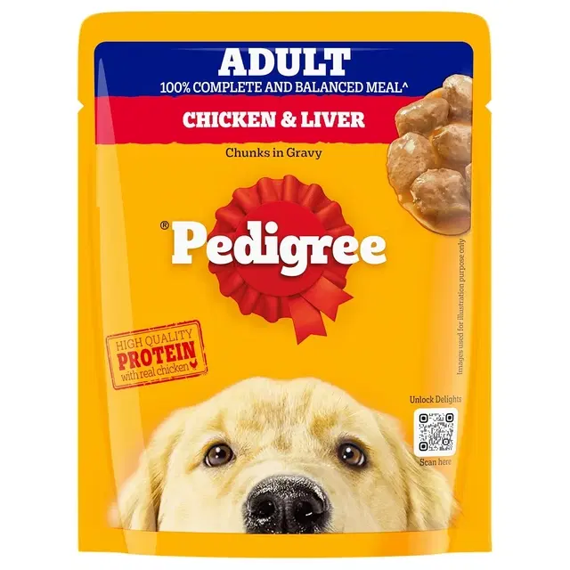 Pedigree Chicken N Liver Chunks Flr 70G