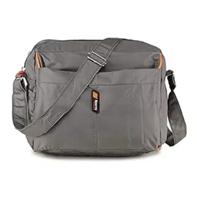 Polyester Sling Bag for Men & Women, Grey, S