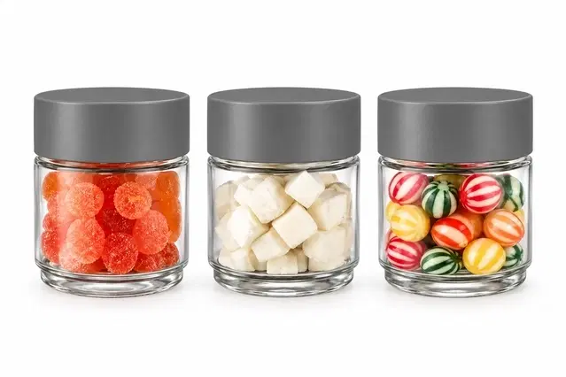 Cello Modustack Jar, 300 ml x 3, Grey | Pack of 3 | Airtight & Leak-Resistant | Stackable Space-Saving Design