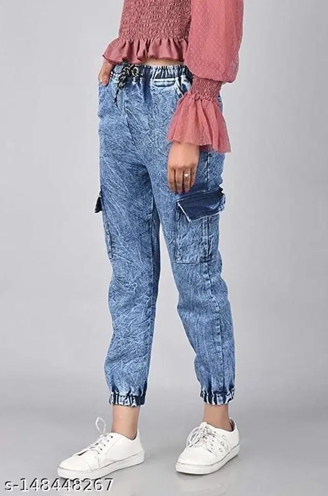 Denim Jeans for Women (Blue, 30)