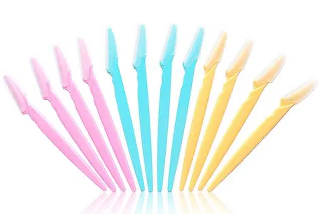 Pinak Eyebrow Painless Facial Hair Remover Razor, Pack Of 12, Multicolour, PS-185