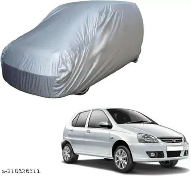 Taffeta Waterproof Car Cover for Tata Indica, Multicolor