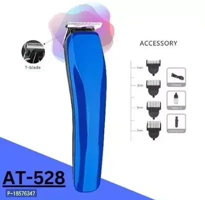 Rechargeable Professional AT-528 Trimmer for Men & Women, Blue