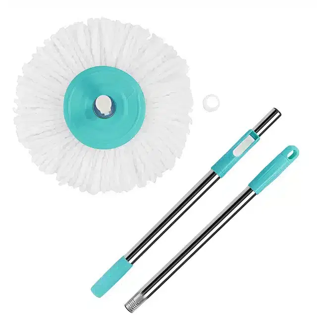 Mop Stick with Refill, Set of 1, Multicolor