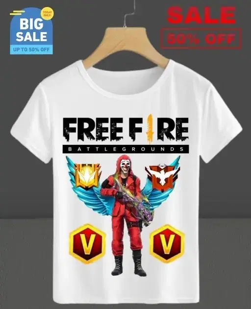 Polyester Printed T-Shirt for Kids