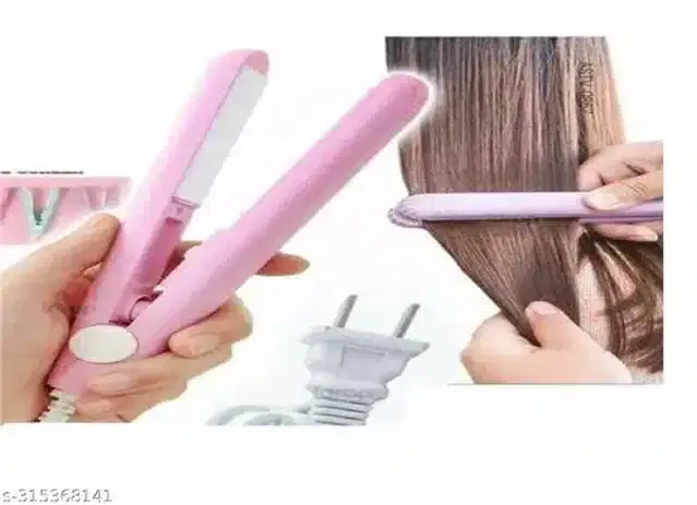 Mini Hair Straightener, Assorted, Pack of 1