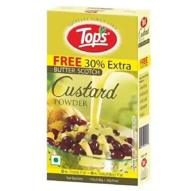 Tops Custard Butterscotch 130 g
