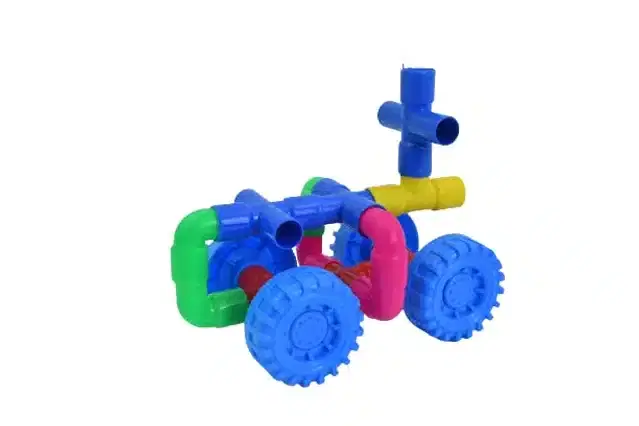 Plastic Building Toys for Kids, Multicolor, 3-4 Years