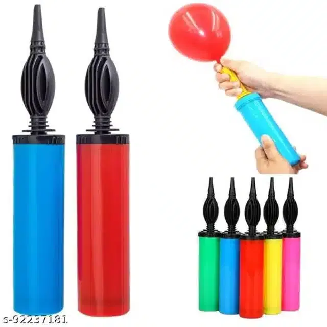 Plastic Inflatable Air Pumps, Multicolor, Pack of 2