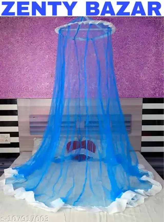 Mosquito Net for Home, Blue, 6.5x6.5 feet