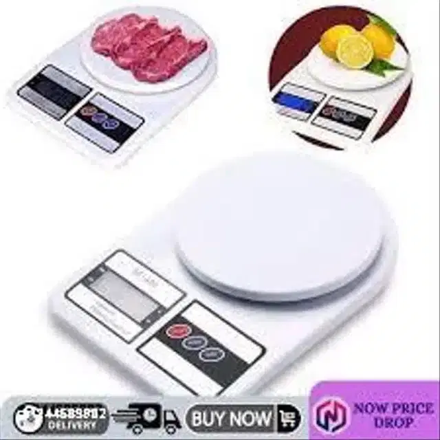 Electronic Digital Weight Machine, White