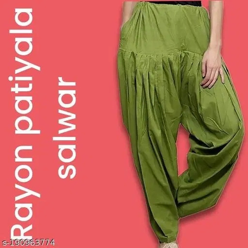 Salwar for Women (Green, 28)