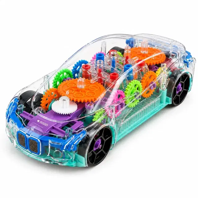 Storio 360° Gear Car Toy With Light & Sound