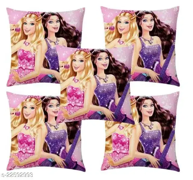 Cushion Cover for Home, Multicolor, 16x16 inches, Pack of 5