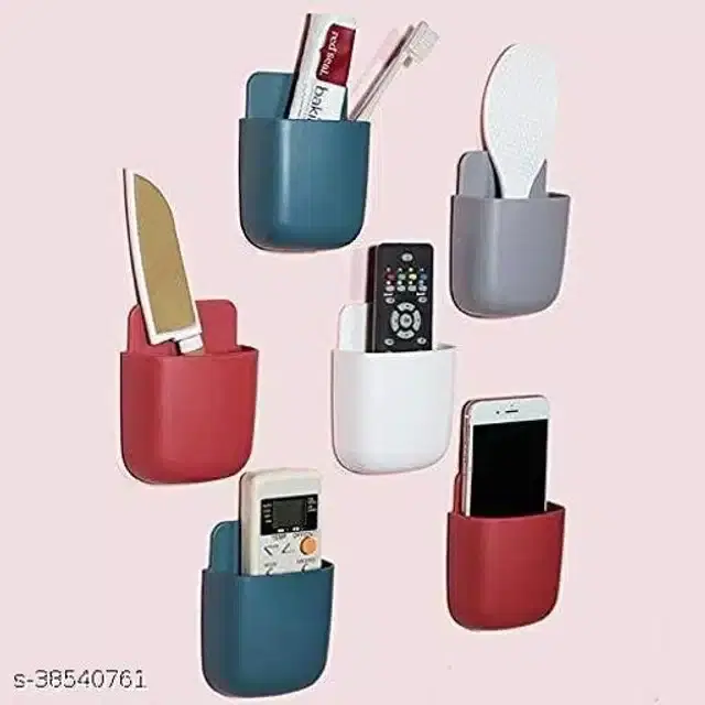 Plastic Mobile Holder, Multicolor, Pack of 6