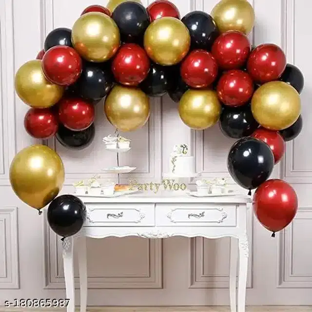 Balloons for Decoration, Multicolor, Pack of 100
