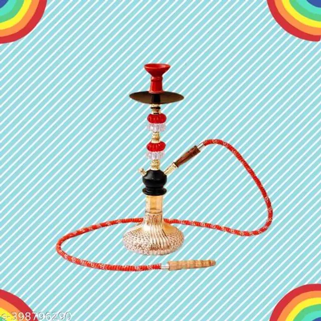 Aluminium Flavour Hookah Pot, Red