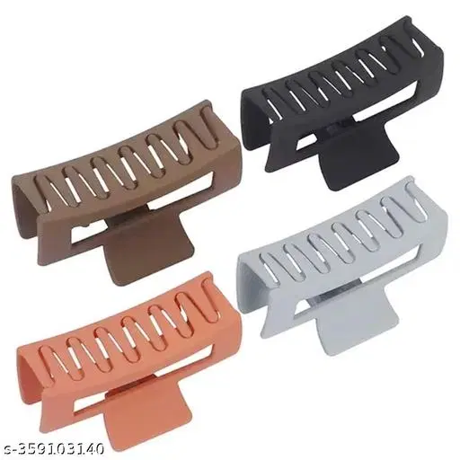 Designer Hair Pins for Women (Rust, Pack of 3)