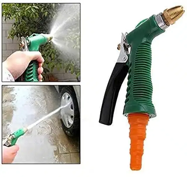Water Spray Gun Nozzle for Car & Bike Wash, Multicolor
