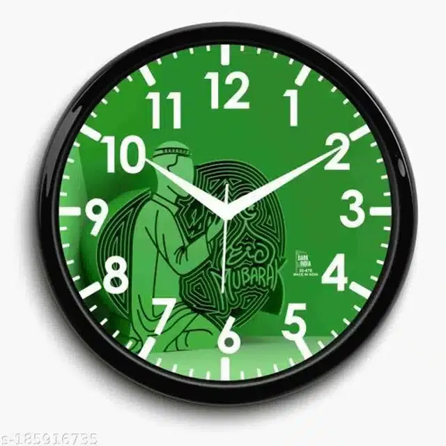 Designer Analog Wall Clock, Green