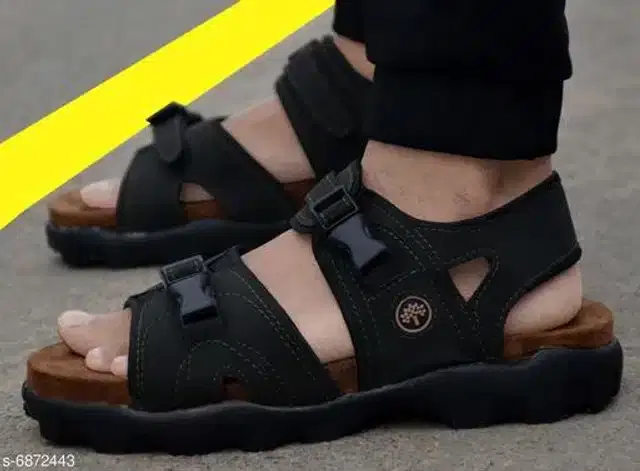 Sandal for Men (Black, 6)