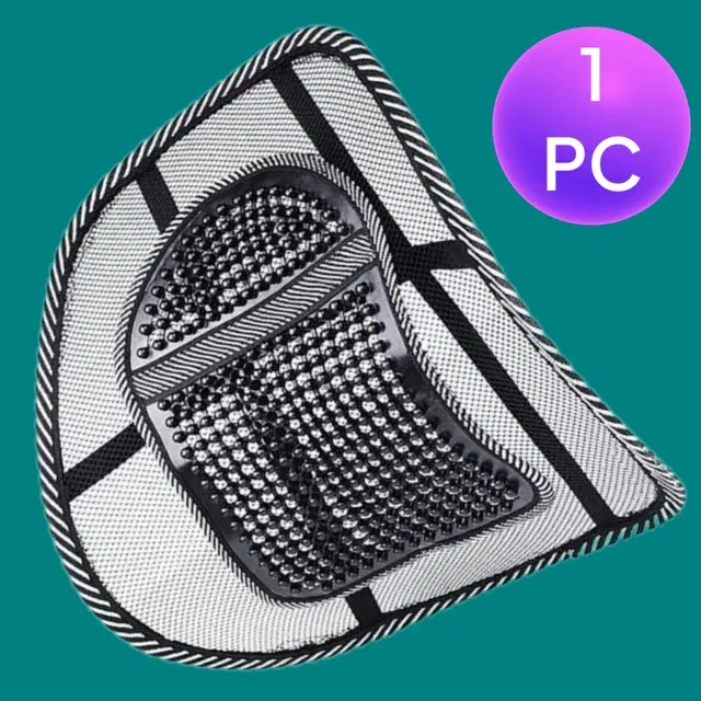 Mesh Adjustable Back Support, Black