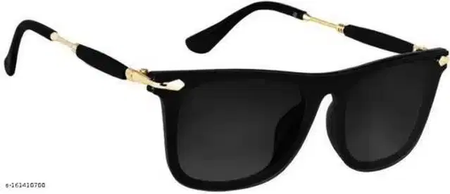 Sunglasses for Unisex (Black & Gold)