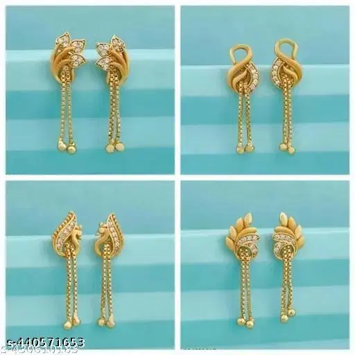 Combo Of 4 Earrings