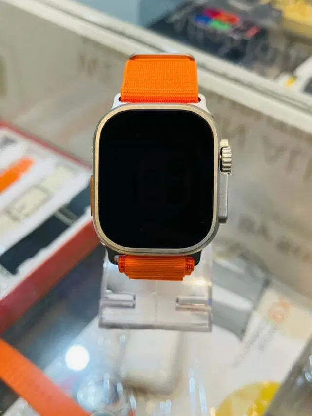 Silicone T800 Ultra Smartwatch for Men & Women, Orange