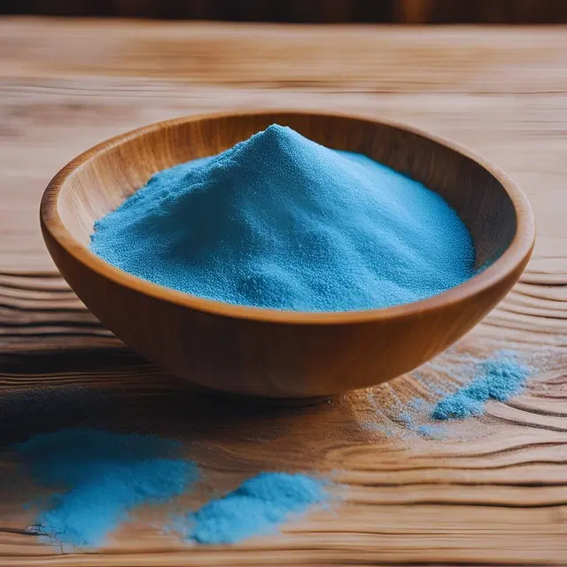 Bright Bloom Rangoli Powder for Diwali Floor Decoration, Sky Blue, 100 g