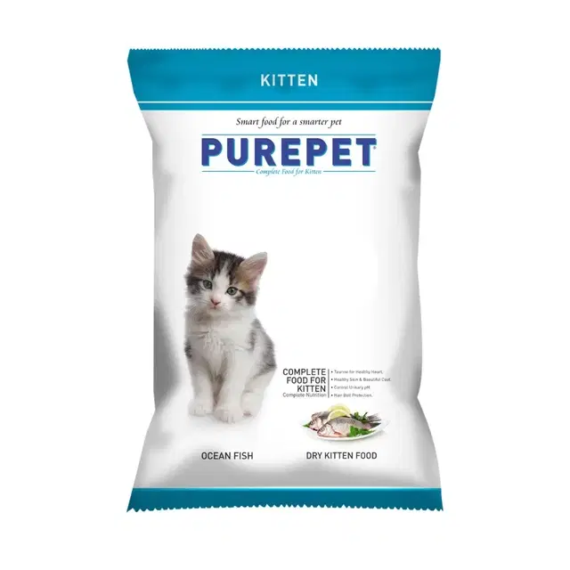 Purepet Ocean Fish Kitten Cat Food, 30g, Pack of 1