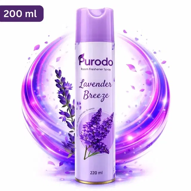 Purodo Air Freshener Spray 220 ml Lavender Breeze