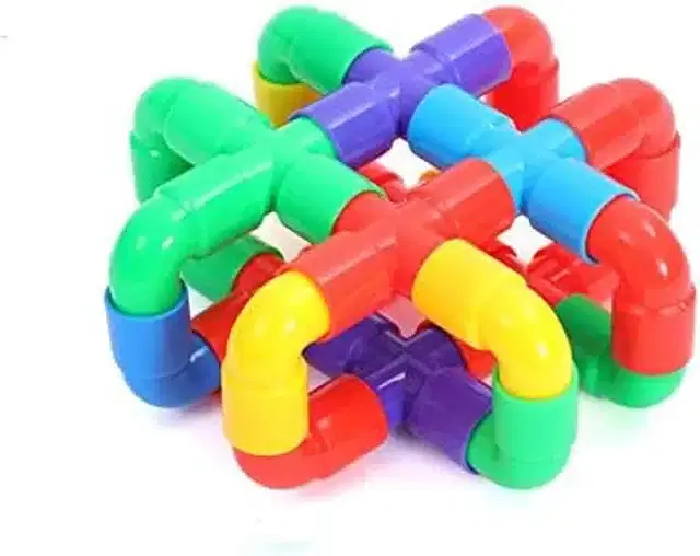 Plastic Building Toys for Kids, Multicolor, 3-4 Years