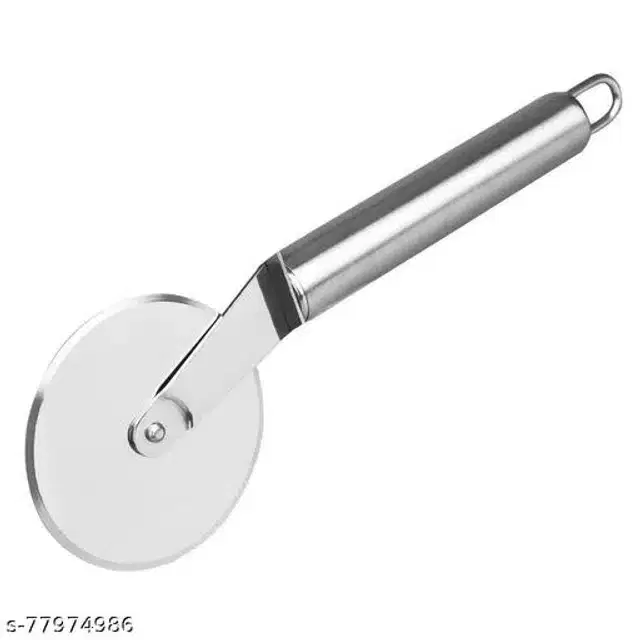 Stainless Steel Pizza Cutter, Silver