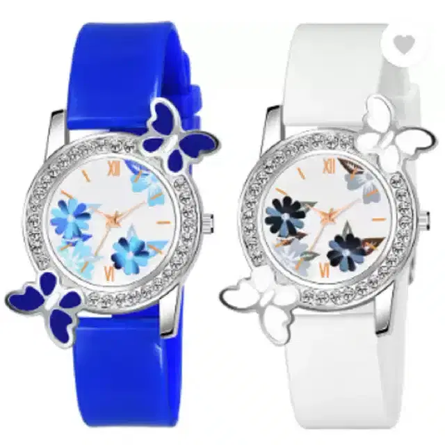 Analog Watch for Women, Pack of 2 (Multicolor)