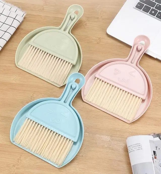 Mini Clean Brush with Dust Pans Set Assorted Any Colour May Very