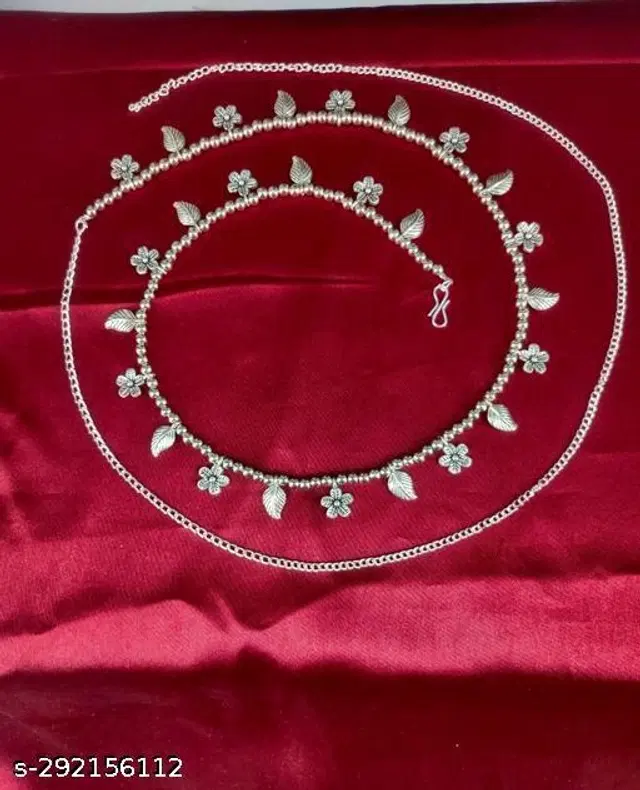 Alloy Belly Chain for Women (Multicolor)