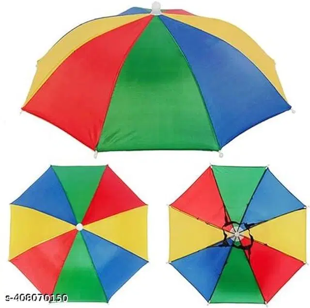 Polyester Head Umbrella, Multicolor, Pack of 1