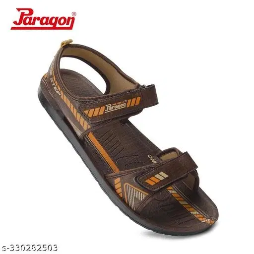 Paragon Sandals for Men (Brown, 8)